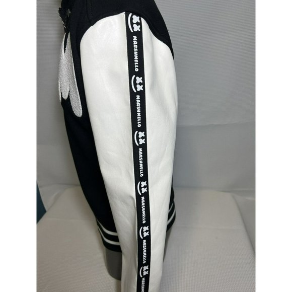 Marshmello Jackets & Coats Marshmello Mens Varsity Style Black